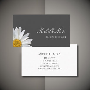 Élégant Carte de visite floral