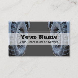 Elégant carte de visite pour les experts des roues