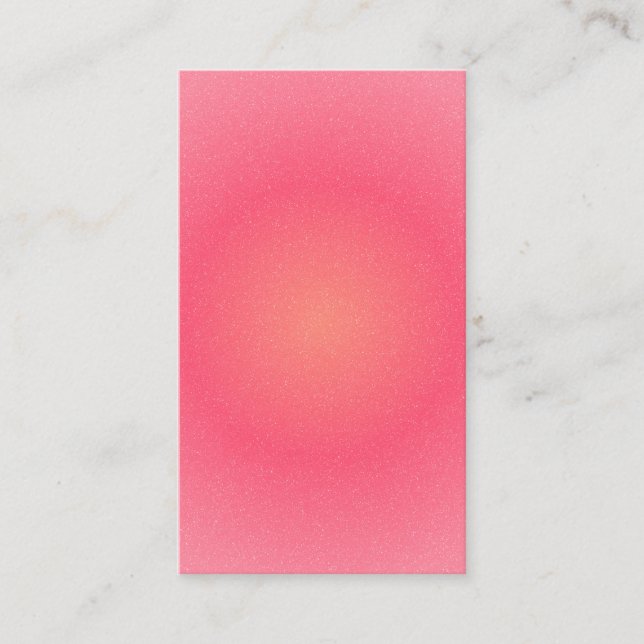Élégant Carte de visite rose pâle - Design moderne (Devant)