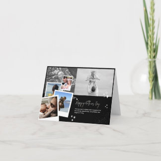 Élégant Carte photo de Fête des pères Collage