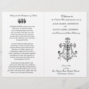 Élégant catholique Messe latine Mariage Marian Pro