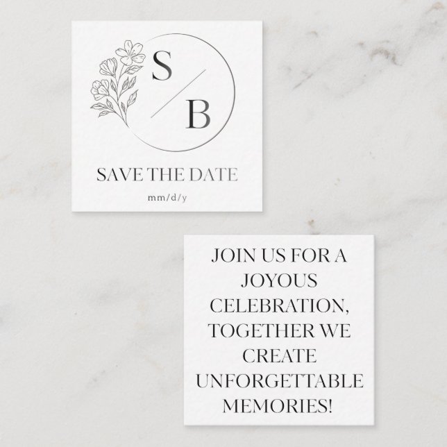 Elegant Celebration Invitation Card | Modern Event (Devant / Derrière)