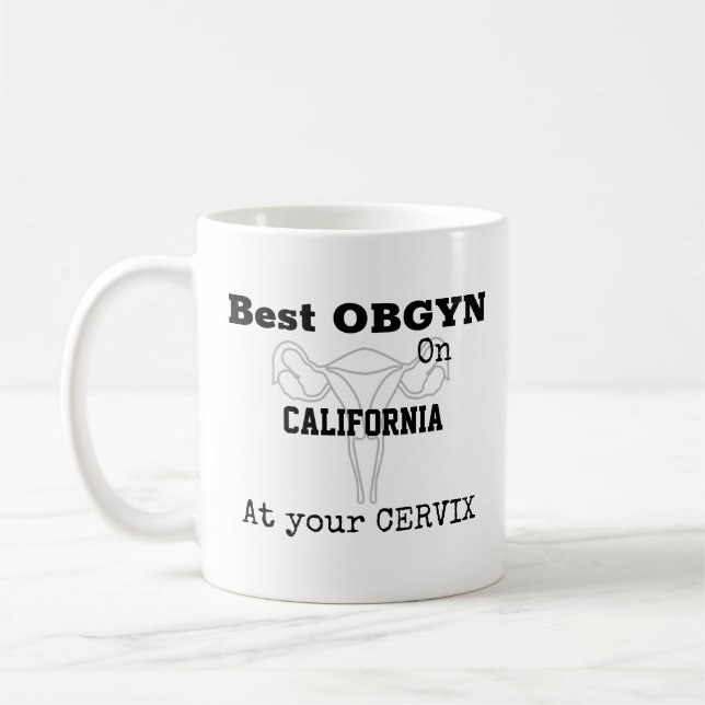 Élégant cervix obgyn mug (Gauche)