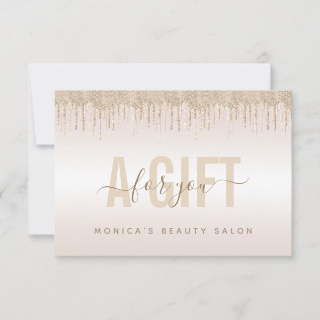 Elégant Champagne Parties scintillant Driving Beau (Devant)