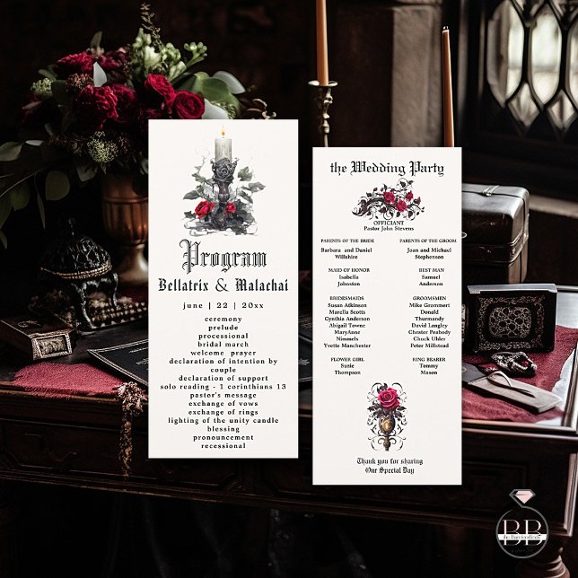 Élégant chandelier gothique Crimson cerisier Rose (Créateur téléchargé)