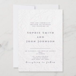 Élégant chic et Faire-part de mariage moderne