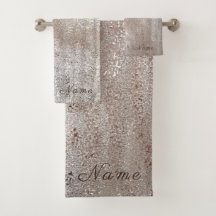 Élégant chic faux brun or brillant parties scintil