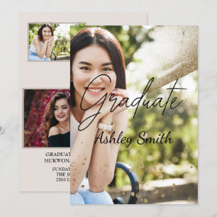 Élégant Chic Graduation Invitation