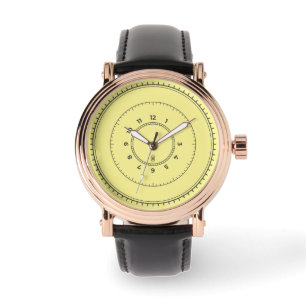 Élégant Chic Montre Vintage Rose Gold pour Hommes