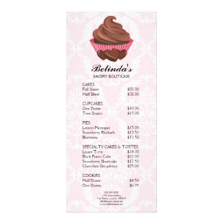 Élégant Chocolat Cupcake Bakery Menu Prix