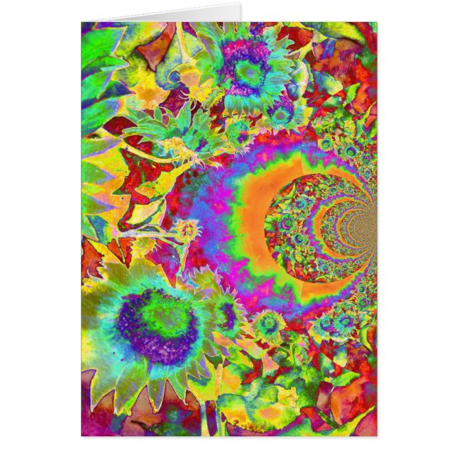 Élégant chou bohème rétro tournesol (Devant)