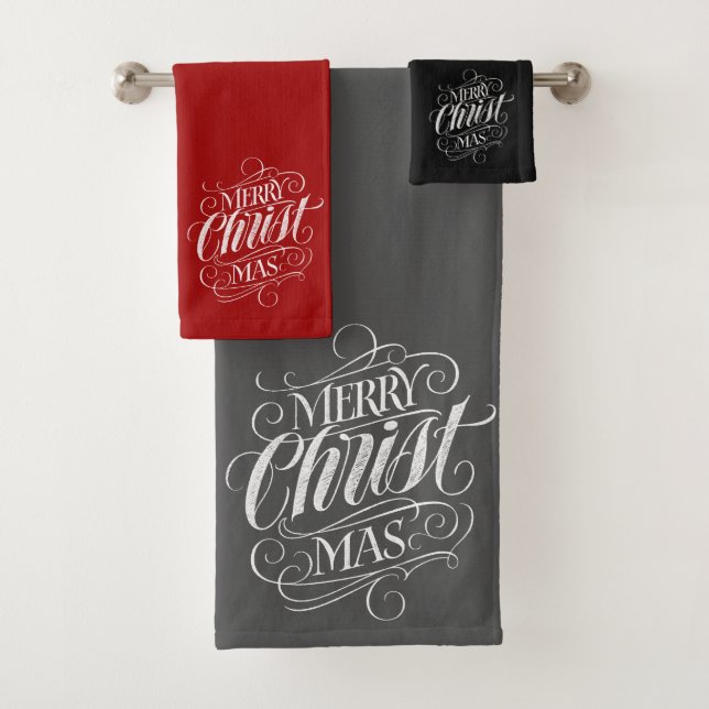 Élégant CHRISTmas Calligraphie Religieux Tableau d (En situation)