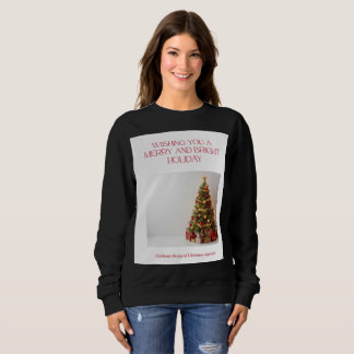 Elegant Christmas Tree Holiday Sweatshirt – Festiv