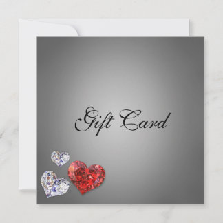 Elégant Coeurs Diamants Precious Certificat Cadeau