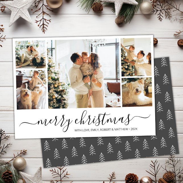 Élégant Collage de photos Carte de Noël (Créateur téléchargé)