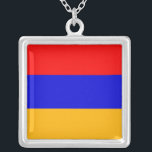 Elégant collier avec drapeau d'Arménie<br><div class="desc">Ajoutez une touche de fierté arménienne à votre collection de bijoux avec notre collier exclusif avec le drapeau de l'Arménie ! Conçu avec une attention minutieuse aux détails, ce collier est plus qu’un accessoire, c’est une célébration du riche patrimoine et de la fierté culturelle de l’Arménie. L'élégant pendentif présente le...</div>