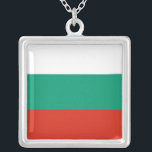 Elégant collier avec Drapeau de Bulgarie<br><div class="desc">Ajoutez une touche de fierté bulgare à votre collection de bijoux avec notre collier exclusif avec le drapeau de Bulgarie ! Conçu avec une attention minutieuse aux détails, ce collier est plus qu’un accessoire, c’est une célébration du patrimoine bulgare et de la fierté culturelle. L'élégant design affiche les couleurs vives...</div>