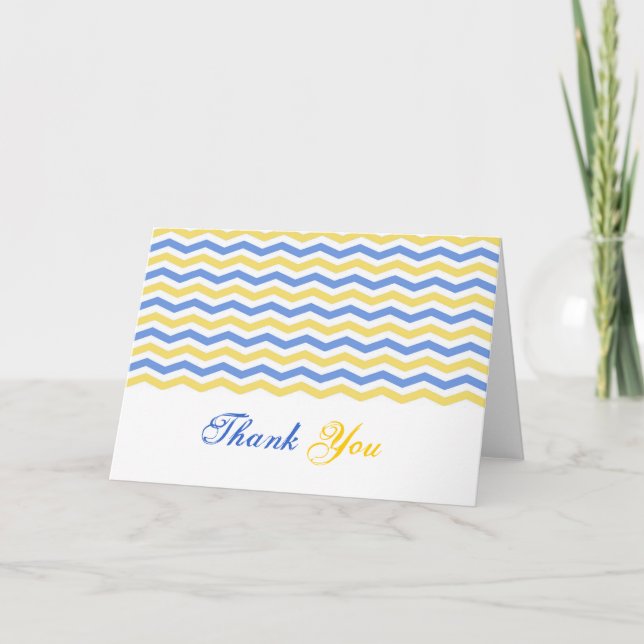 Elégant, cool et tendance chevron merci (Devant)