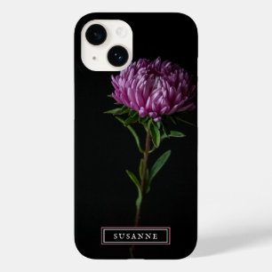Élégant coque iphone à fleurs roses