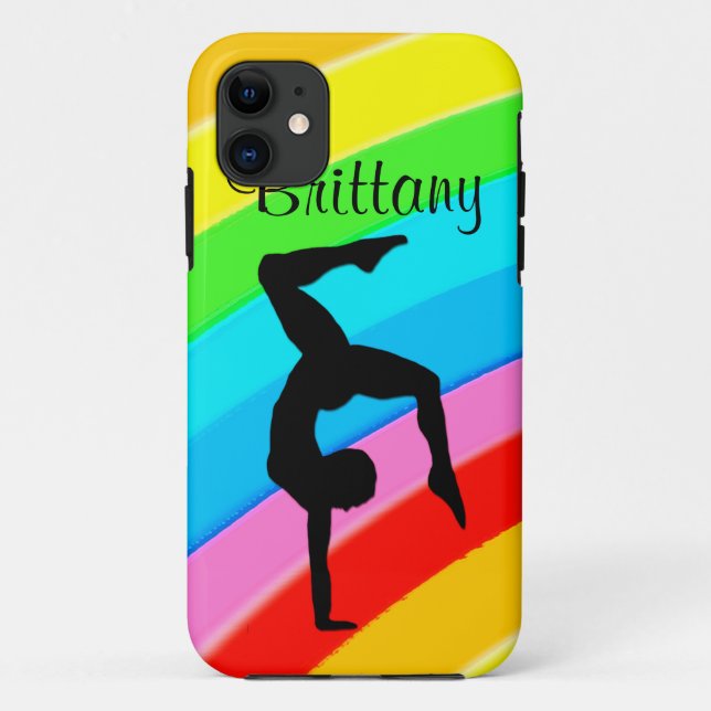 ÉLÉGANT COQUE IPHONE DE GYMNASTIQUE PERSONNALISÉ (Dos)