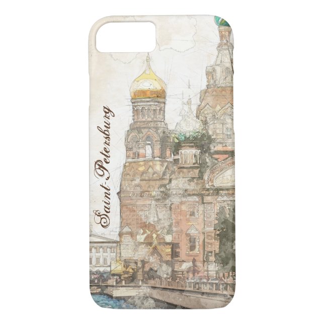 Élégant coque iphone de Saint-Pétersbourg Russie | (Dos)