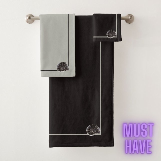 Elégant coquillage de coquillage neutre monochrome (Créateur téléchargé)