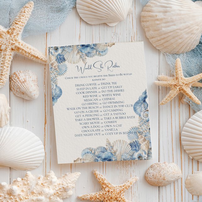 Élégant Coquillage Mariage Shower Préféré  (Créateur téléchargé)