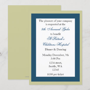 Elégant Corporate Party Invitation