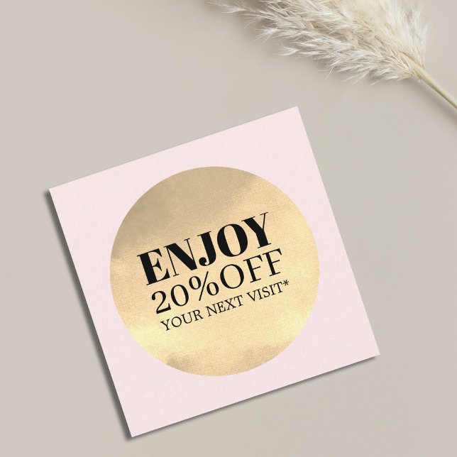 Elégant Coupon Rose de salon Faux Golden (Créateur téléchargé)