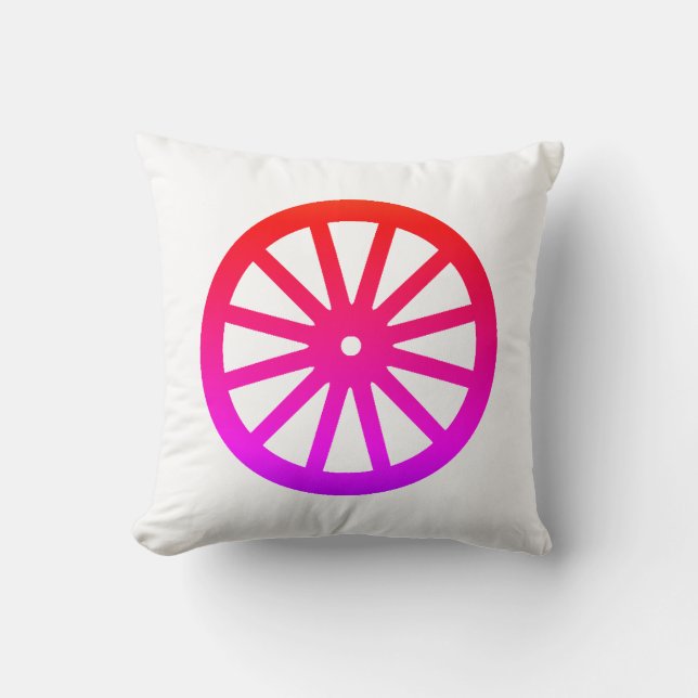 Élégant Coussin Coussin de roue brillant (Recto)