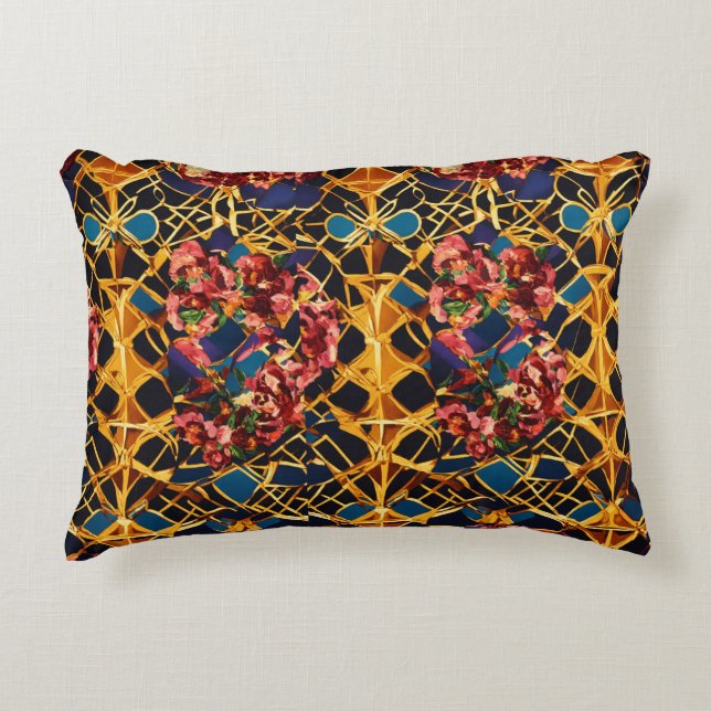 Elégant Coussin d'Accentuation pour Décor maison - (Devant)