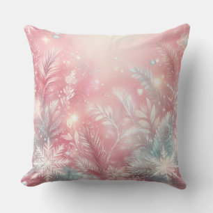 Élégant Coussin de Noël Violet en Jeté