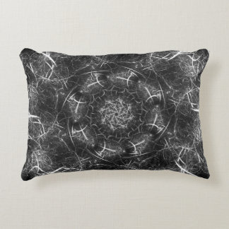 Élégant Coussin Fractal en argent
