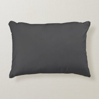 élégant coussin jeté gris foncé