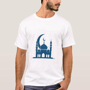 Elegant Crescent Moon Ramadan T-Shirt