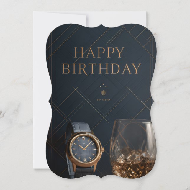 Elegant & Customizable Digital Birthday Invitation (Devant)