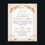 Elegant Customizable Wedding Invitation Card<br><div class="desc">Celebrate your big day in style with this elegant customizable wedding invitation card. Printed on premium Signature Matte cardstock with a smooth finish and classic square corners, this card combines timeless design with modern personalization. Perfect for weddings, engagements, or anniversary celebrations, this invitation card allows you to easily edit all...</div>