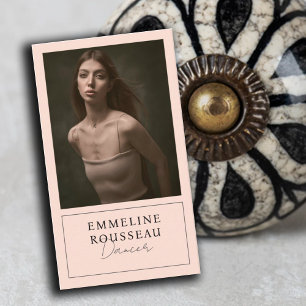 Elegant Dancer Carte de visite photo professionnel