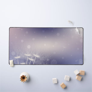 Elégant Dandelion Desk Mat