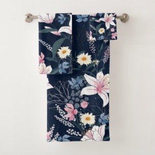 Élégant décor floral aquarelle accrocheur