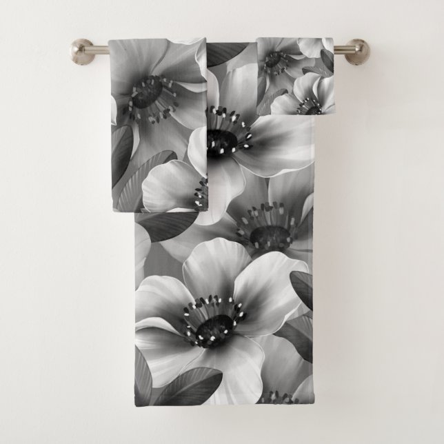 Élégant décor floral aquarelle accrocheur  (En situation)