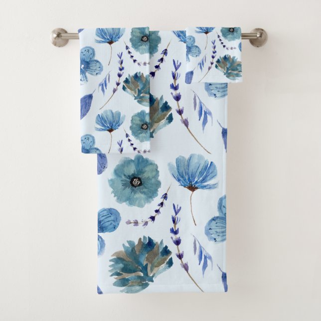 Élégant décor floral aquarelle accrocheur  (En situation)