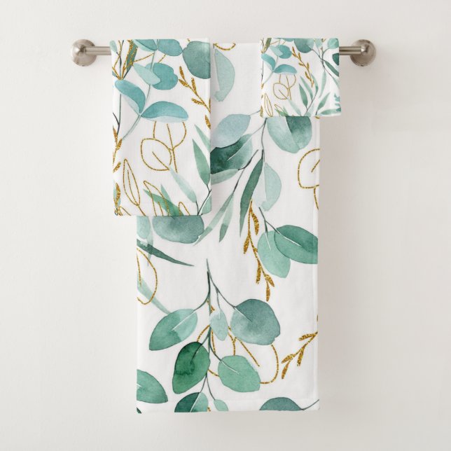 Élégant décor floral aquarelle accrocheur  (En situation)