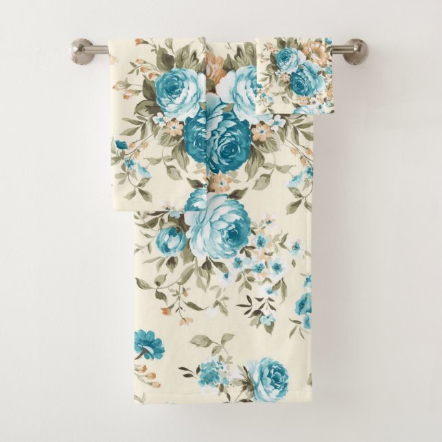 Élégant décor floral aquarelle accrocheur  (En situation)