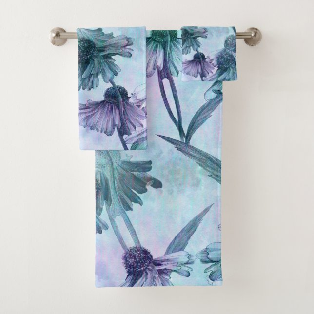 Élégant décor floral aquarelle accrocheur  (En situation)
