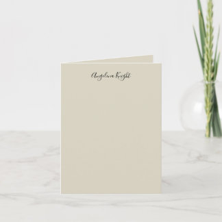 Élégant Design Chic Plain écriture Script