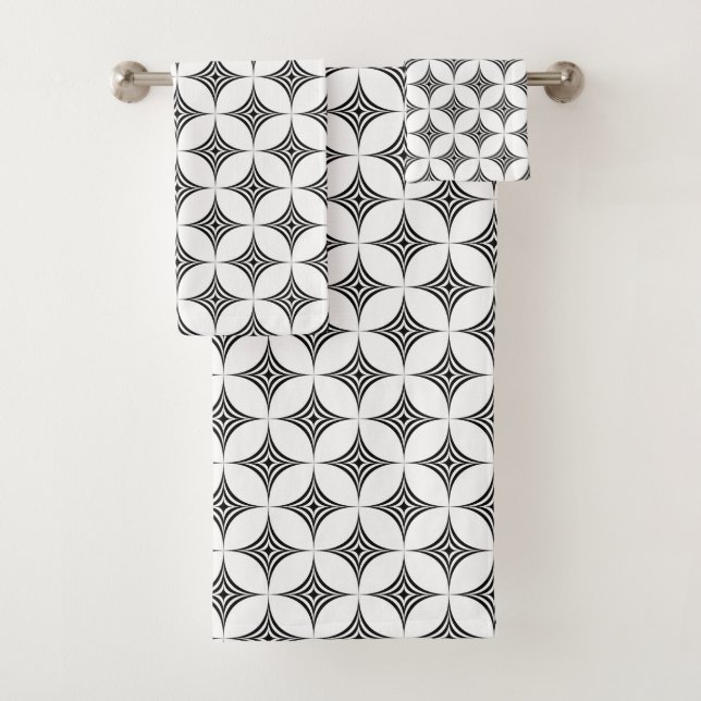 Elégant Diamants élégants en noir et blanc (En situation)