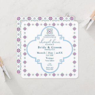 Élégant dîner de répétition Fiesta Invitation