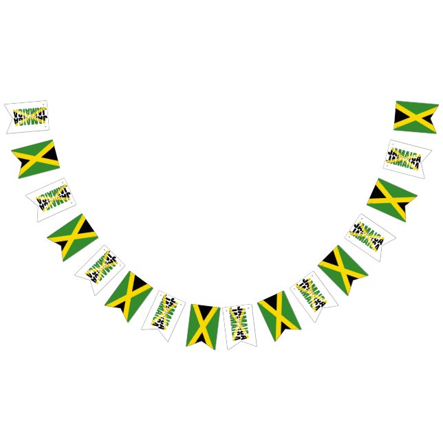 Élégant drapeau JAMAICA Bunting (Tout)