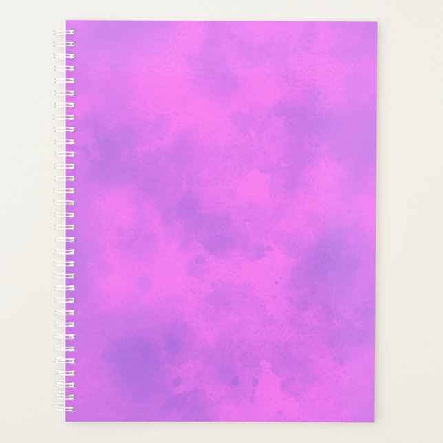 Elégant effet nuage Storm motif rose violet (Devant)
